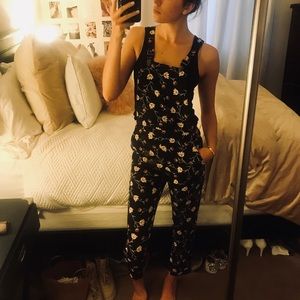TOPSHOP Floral Overalls